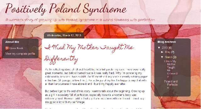 Positively Poland Syndrome